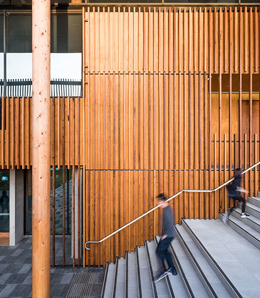 Outside Marrickville library