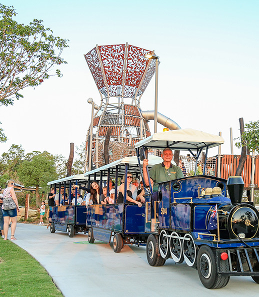 Gainsborough Greens park with train