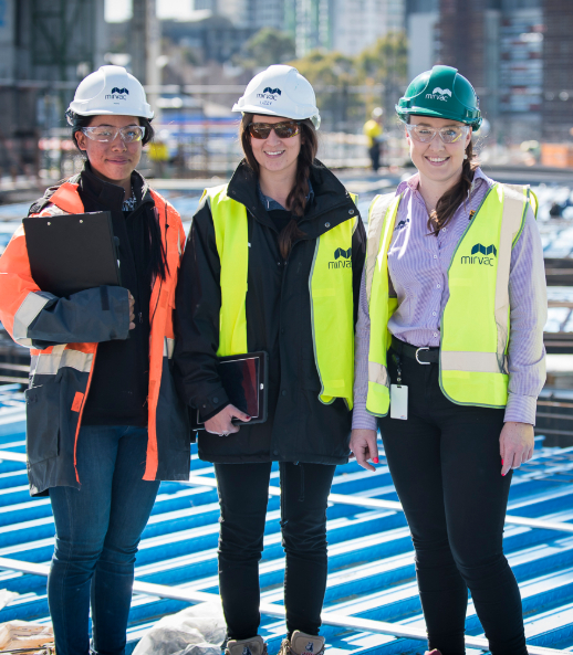 Mirvac construction team