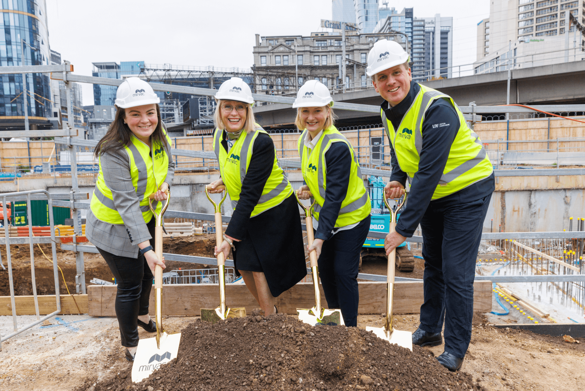 Leading Australian property group, Mirvac, has officially started construction on LIV Aston, its fourth build to rent project