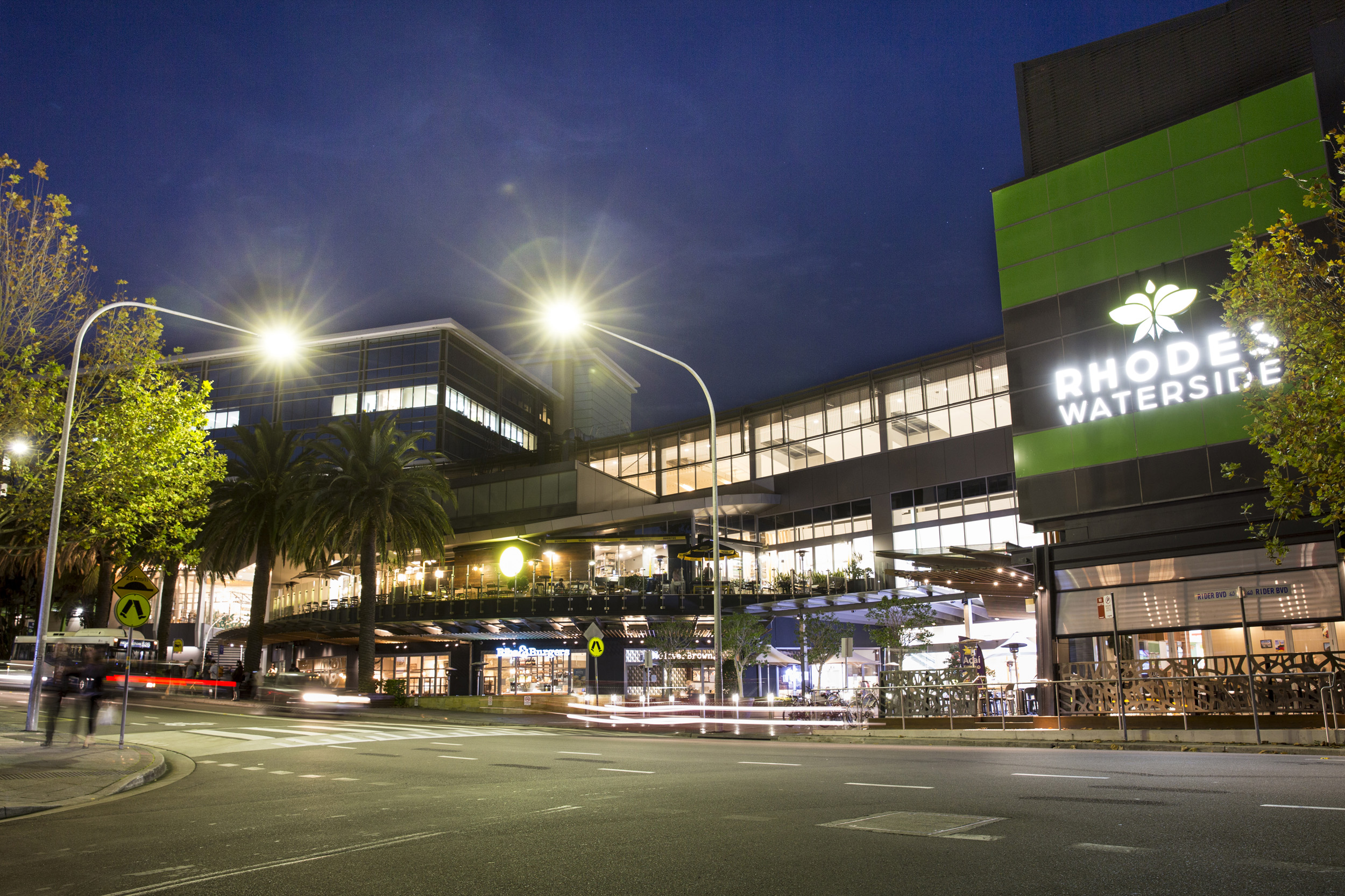 Rhodes Waterside street view
