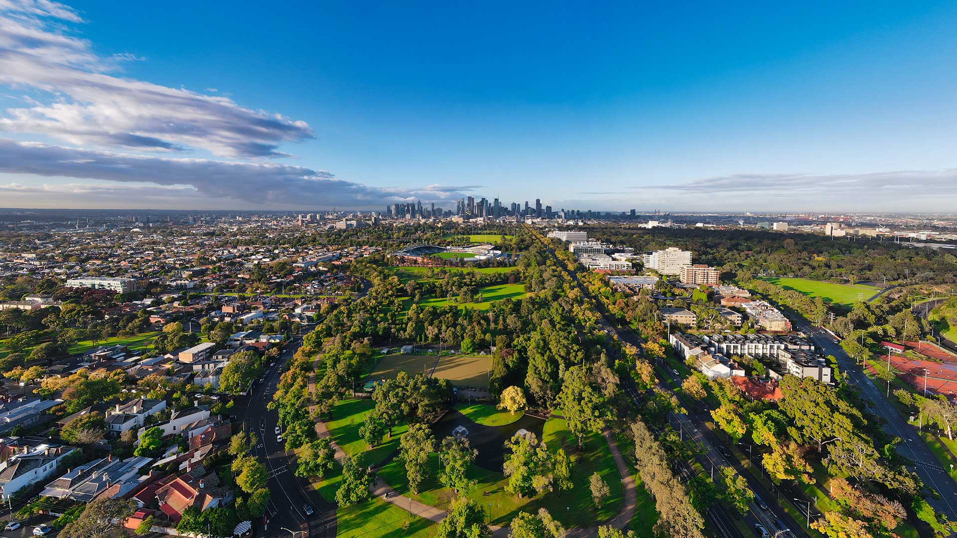 Aerial photo of Brunswick