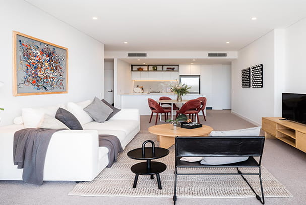 Marrick and Co Living area