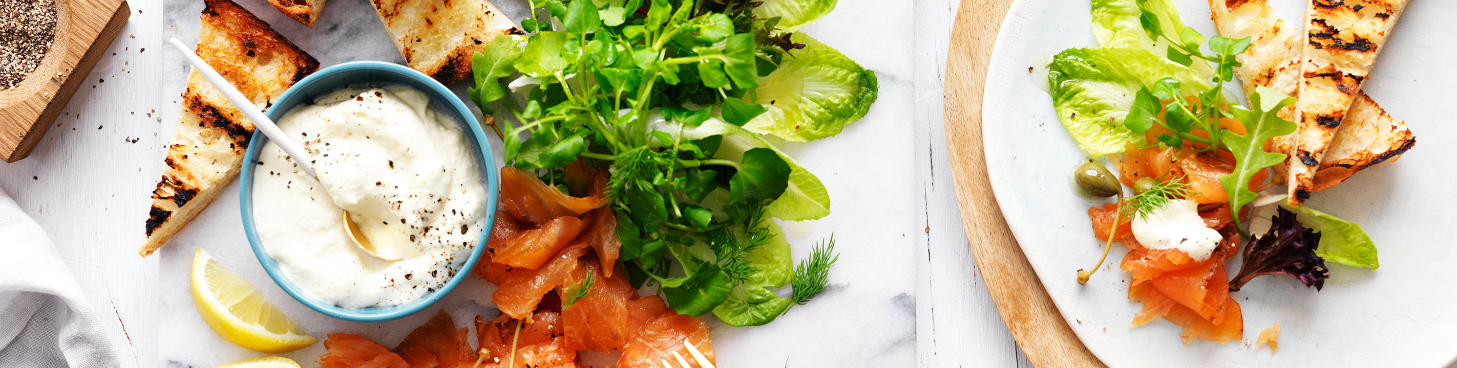 Smoked Salmon board