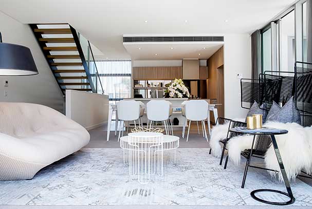 Cargo Homes living room
