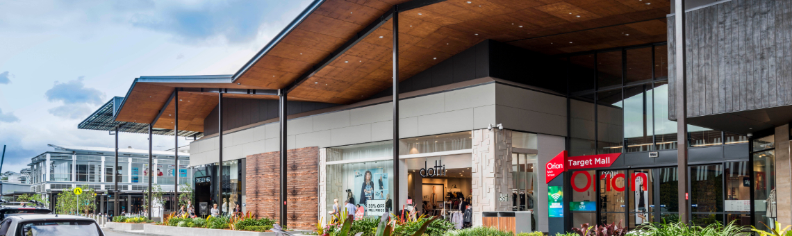 Exterior of shopping centre