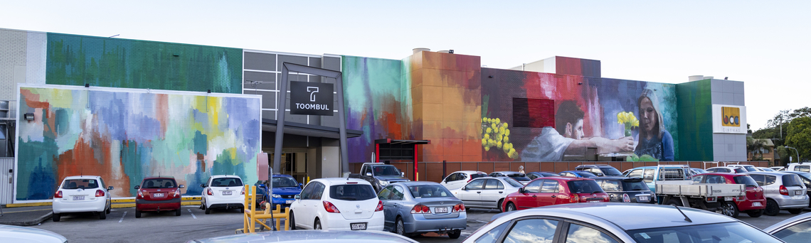 Shopping centre car park