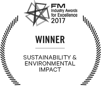 FM Industry Awards for Excellence Sustainability and Environmental Impact award logo
