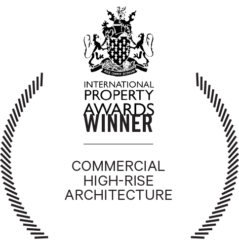 International property awards winner Commercial High-rise architecture award logo