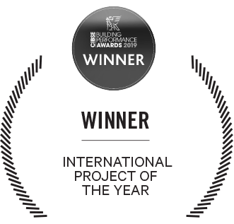 CIBSE Building Performance International Project of the Year award logo