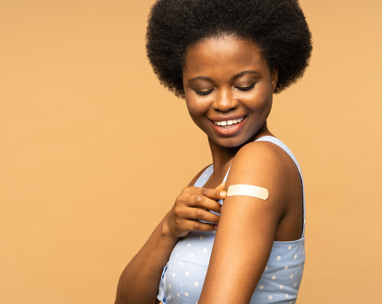 flu shot bandaid