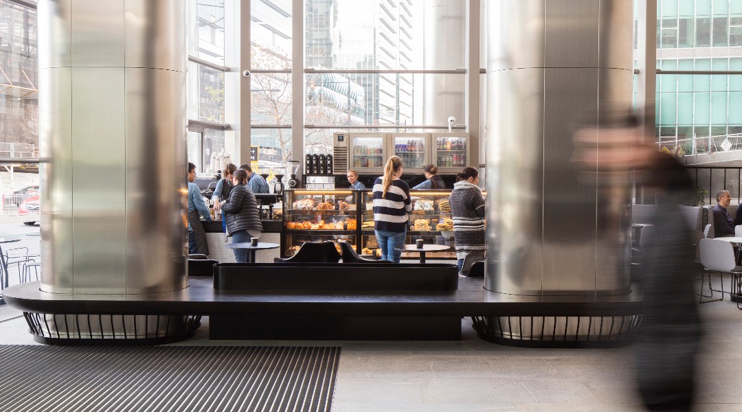 Lobby cafe image of 664 Collins Street, Docklands VIC