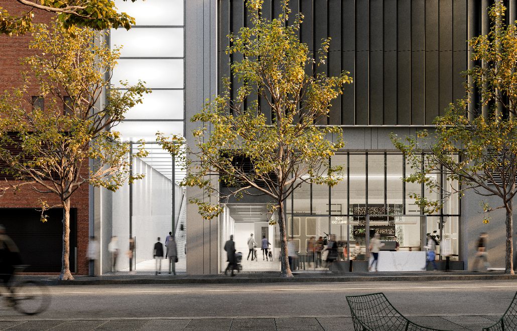 cafe on the Collins street in Melbourne