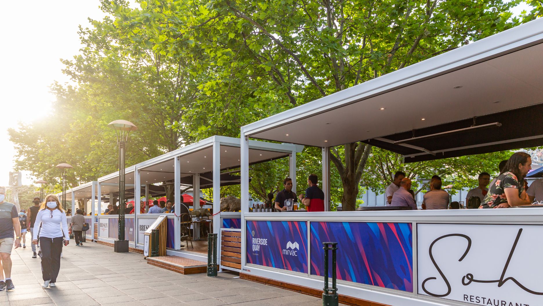 Riverside Quay outdoor area