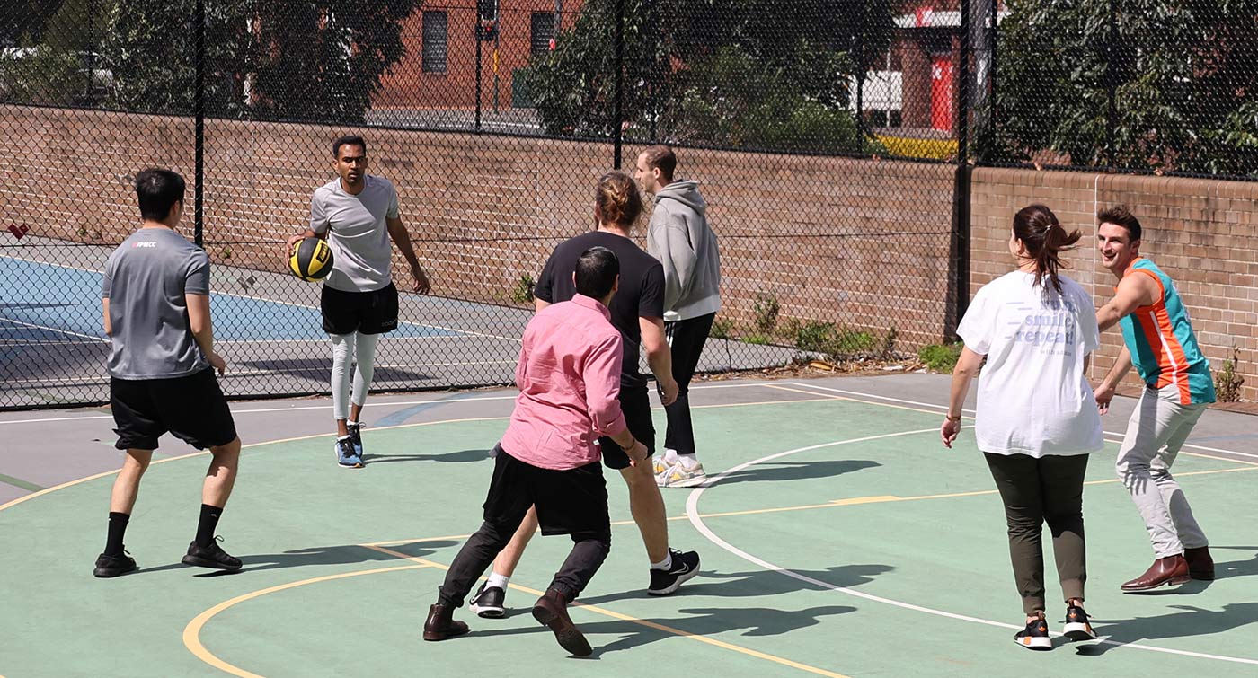 Basketball courts available to book for free at South Eveleigh