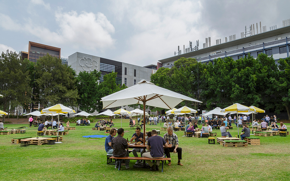 Outdoor venues at South Eveleigh - Eveleigh Green