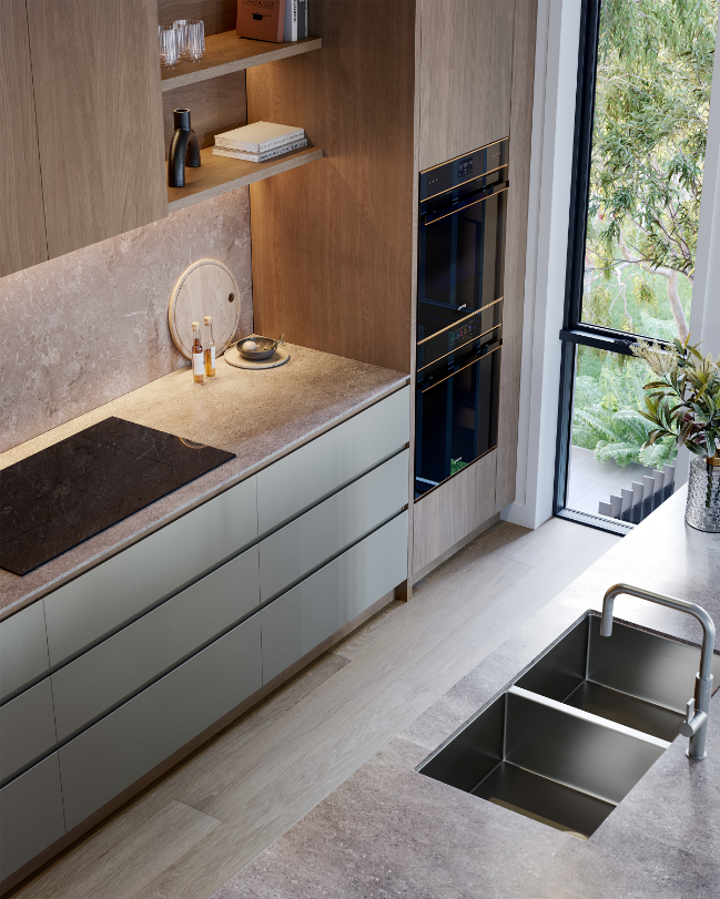 kitchen vignette