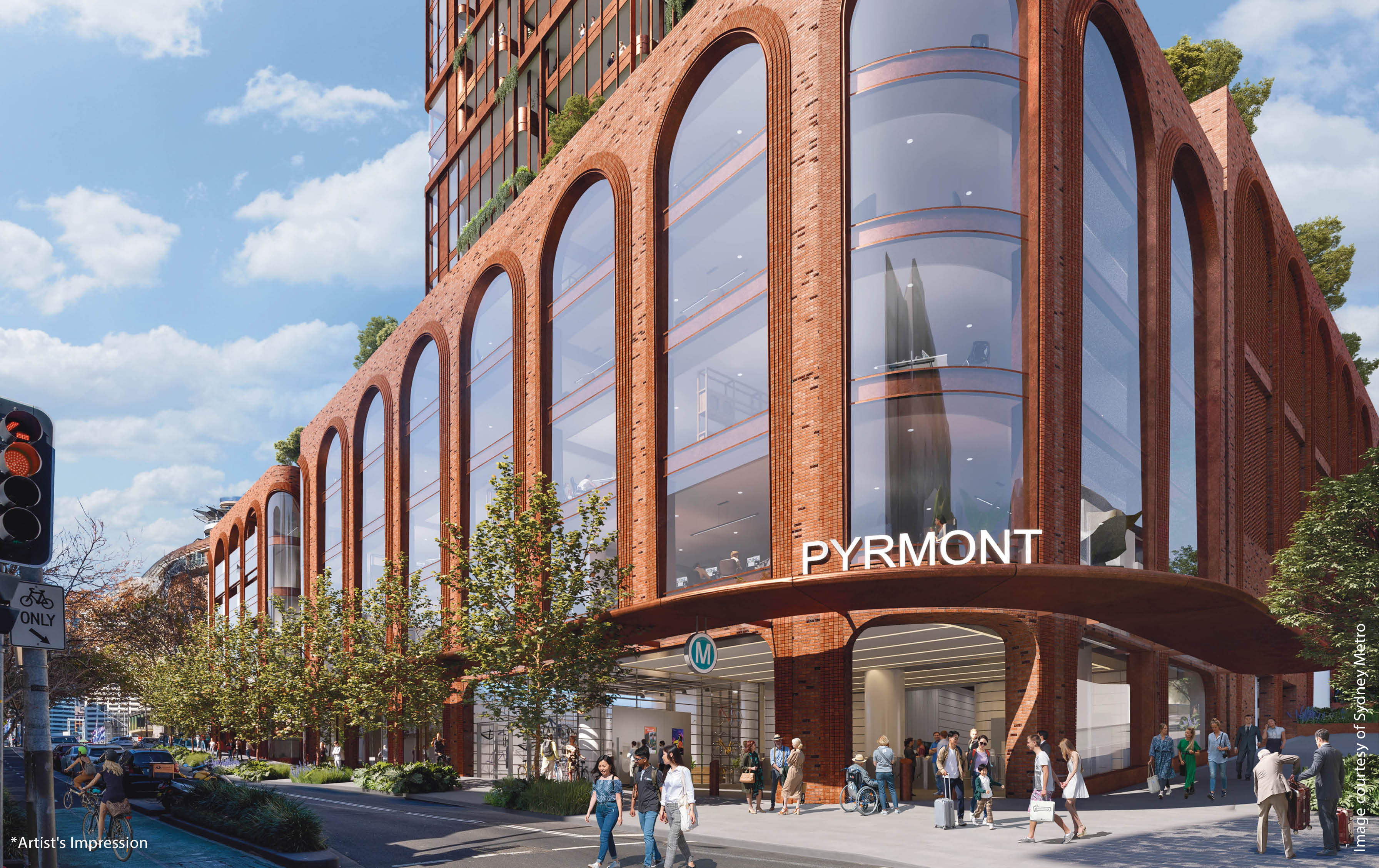 Pyrmont Metro Artists Impression
