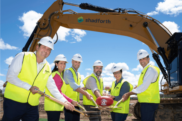 Everleigh AFL Field Sod Turning