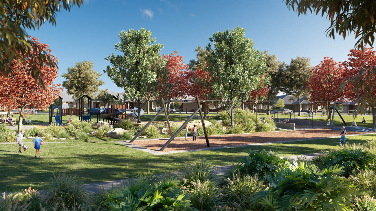 Render of park