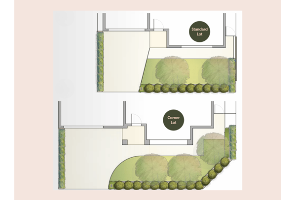 Simple greenery garden design