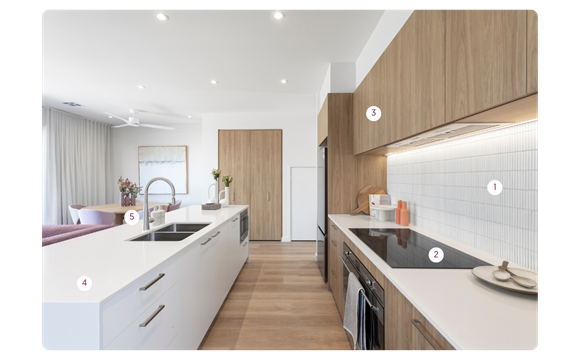 Kitchen and Living