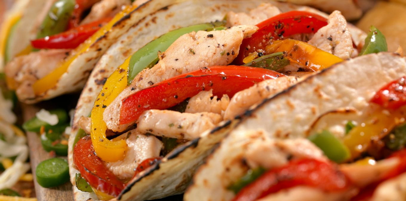 Quick and easy fajitas recipe with healthy ingredients all form East Village Zetland!