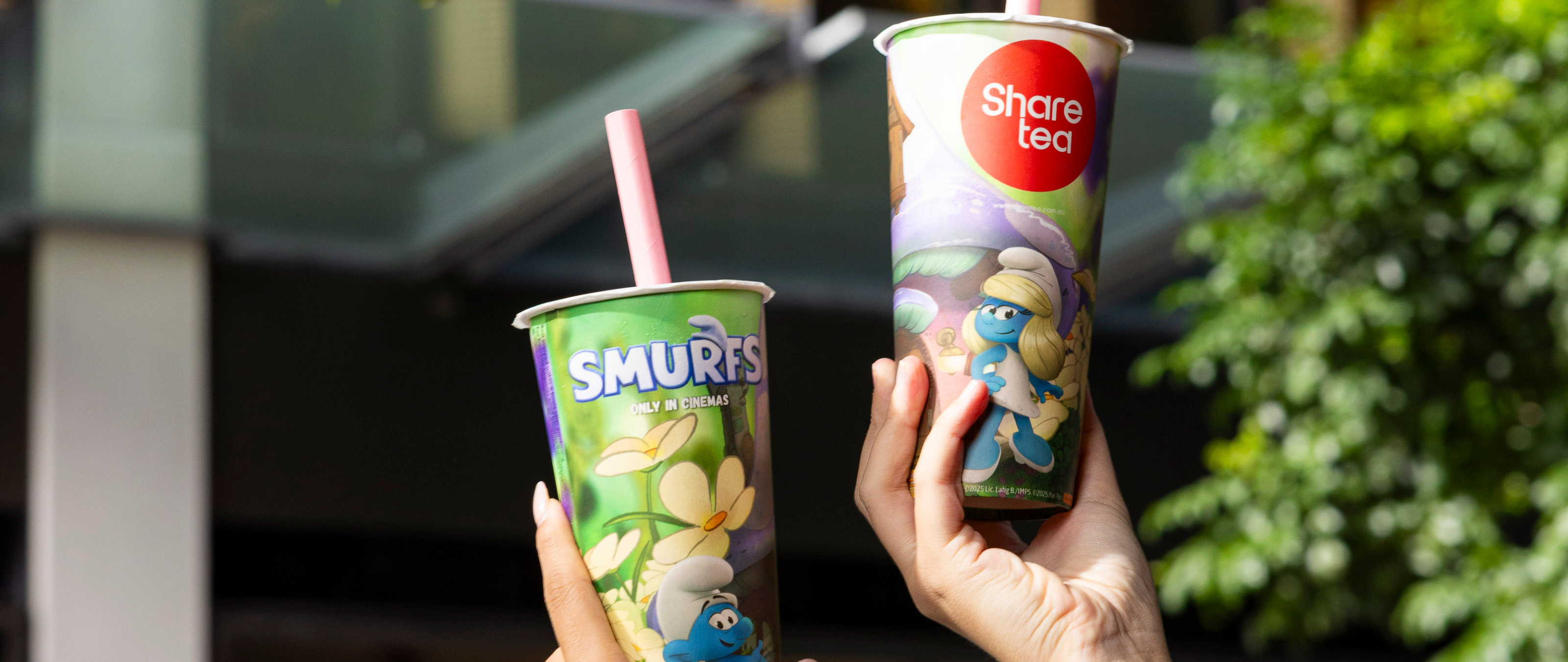 Sharetea: Limited Edition Smurfs Drinks