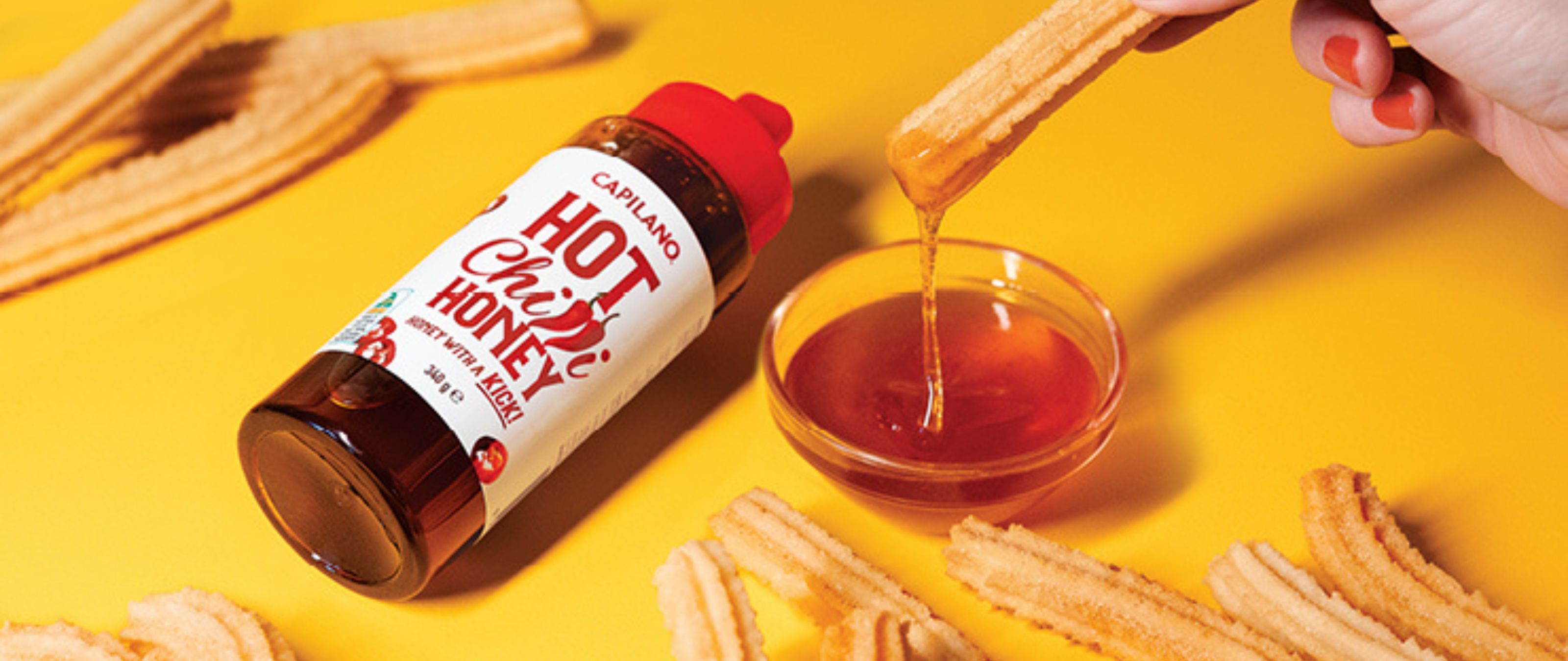San Churro: Dare to Dip. The Buzz is Real.